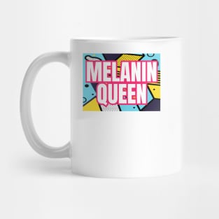 90s Hip Hop Party Melanin Queen CVute Afro American Woman Black History Mug